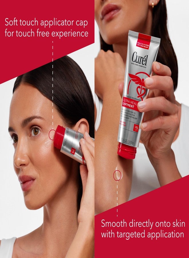 مرهم كيوريل ألترا هيلينج، مرهم علاجي مع أداة تطبيق بدون لمس، مرطب للجسم والوجه للنساء والرجال، 4 أونصة - Image 2